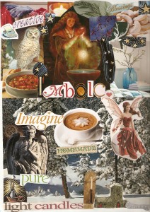 Imbolc 2013 art journal page